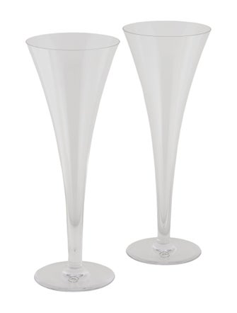 Tiffany & Co. Crystal Trumpet Champagne Glass