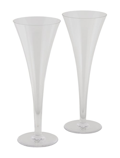 Tiffany & Co. Crystal Trumpet Champagne Glass