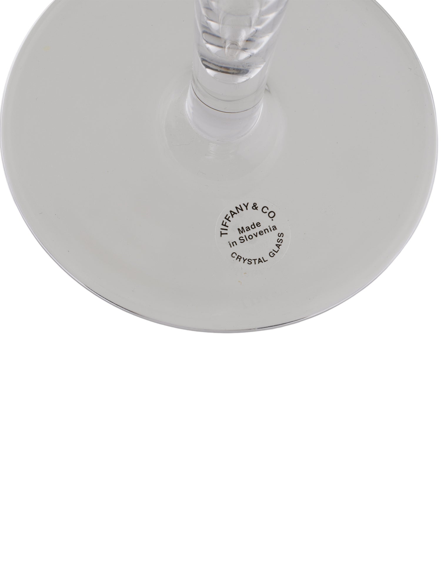 Tiffany & Co. Crystal Trumpet Champagne Glass