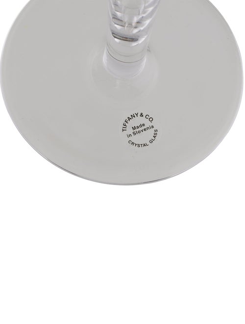 Tiffany & Co. Crystal Trumpet Champagne Glass