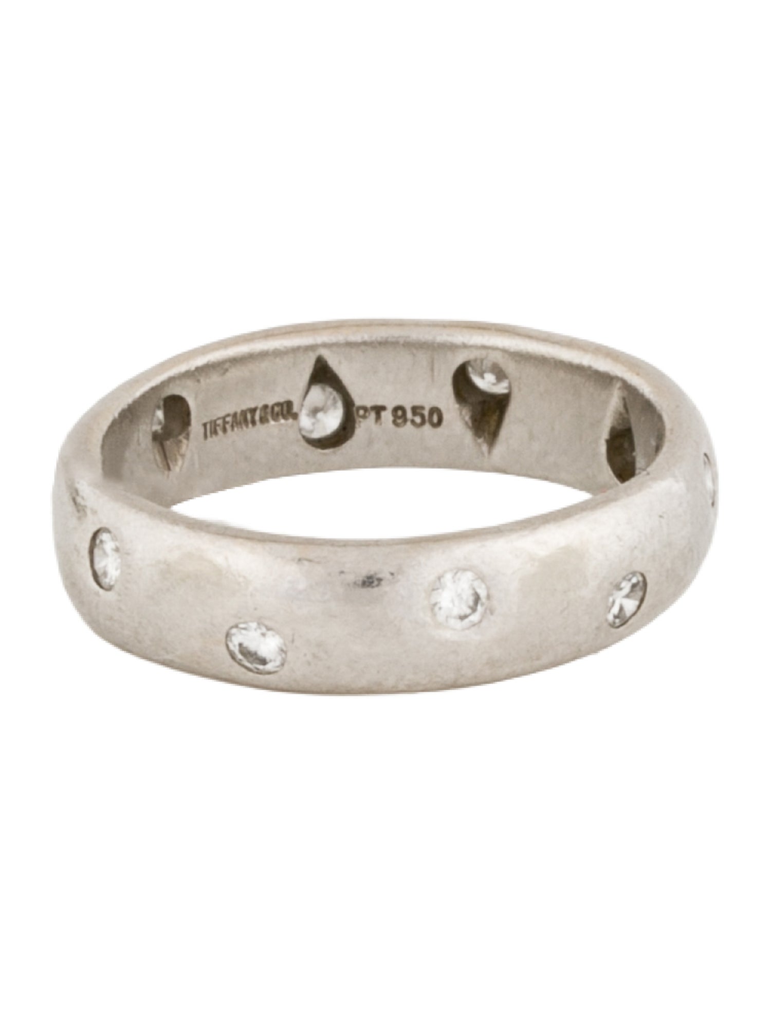 Tiffany & Co. Platinum Diamond Etoile Band