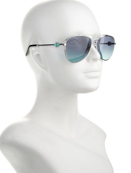 Tiffany & Co. Aviator Tinted Sunglasses