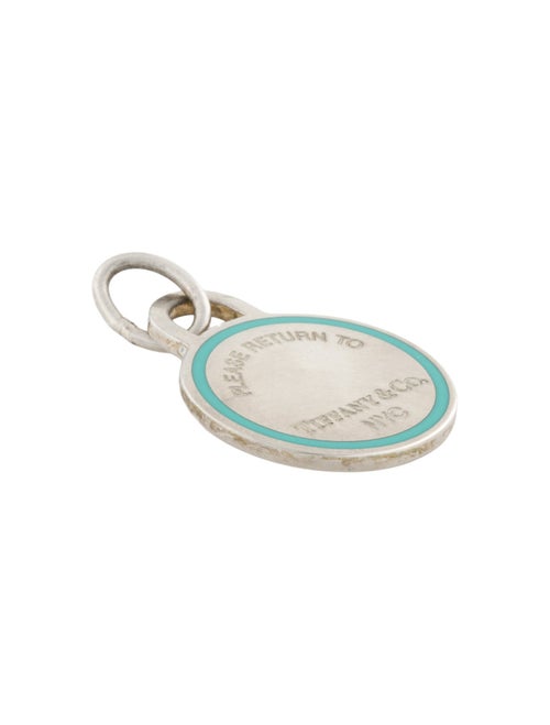 Tiffany & Co. Enamel Circle Drop Pendant