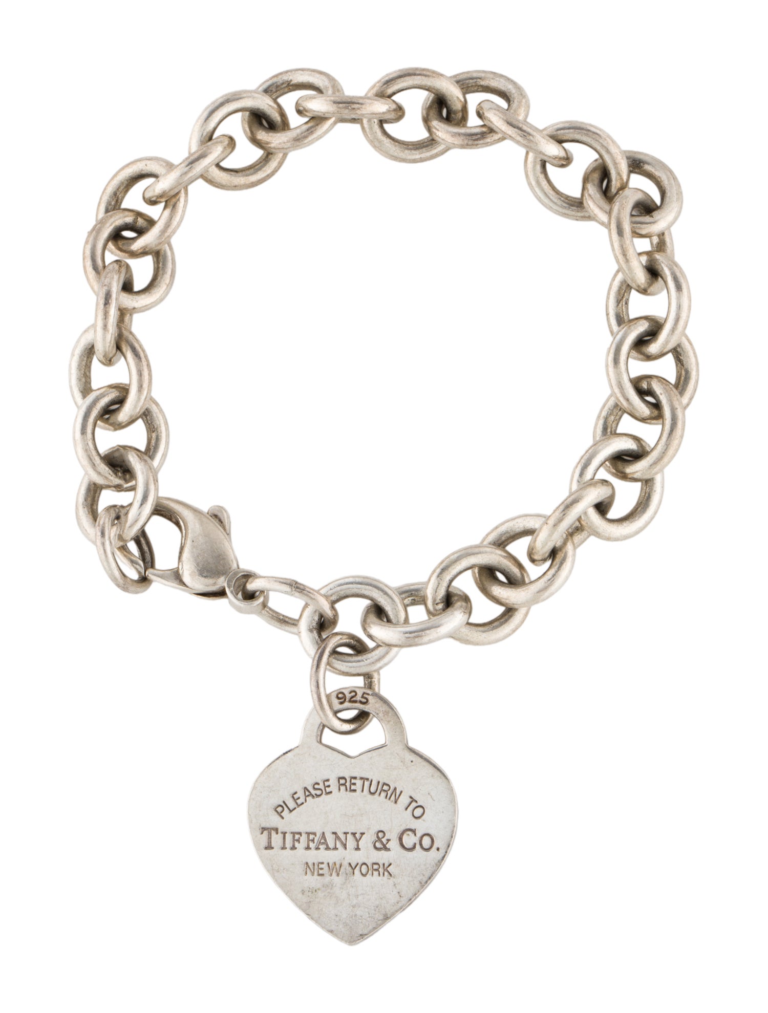 Tiffany & Co. Heart Tag Charm Bracelet