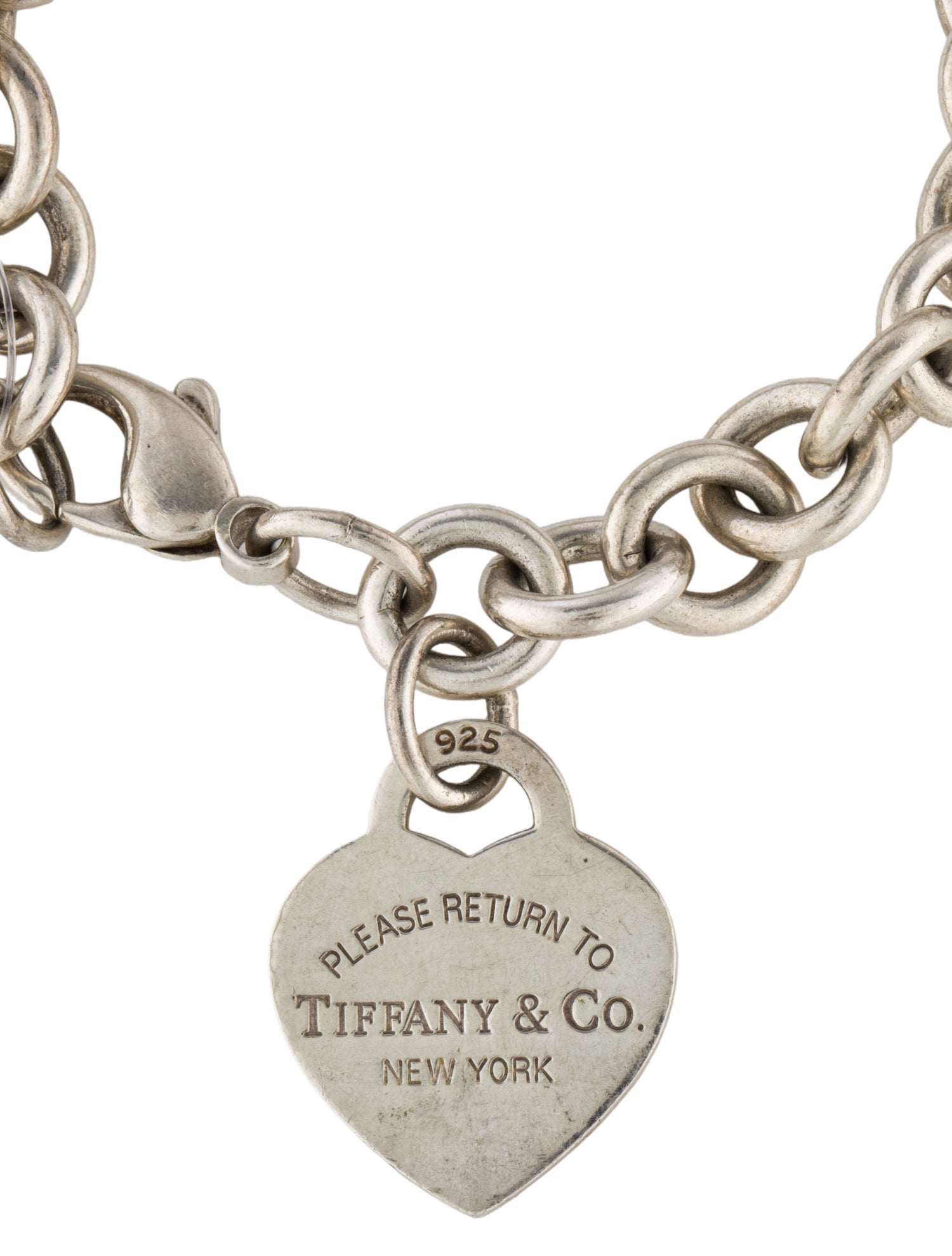 Tiffany & Co. Heart Tag Charm Bracelet