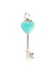 Tiffany & Co. Enamel Heart Key Pendant