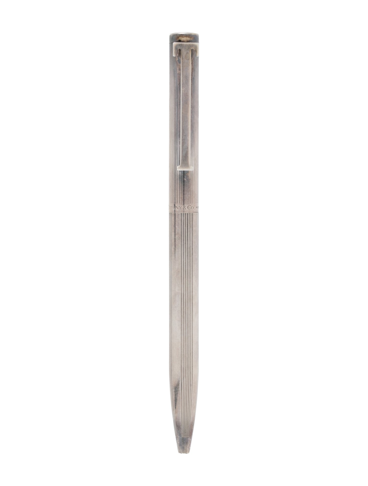 Tiffany & Co. Sterling Silver T-Clip Ballpoint Pen