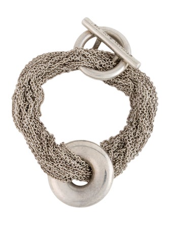 Tiffany & Co. Open Circle Mesh Toggle Bracelet