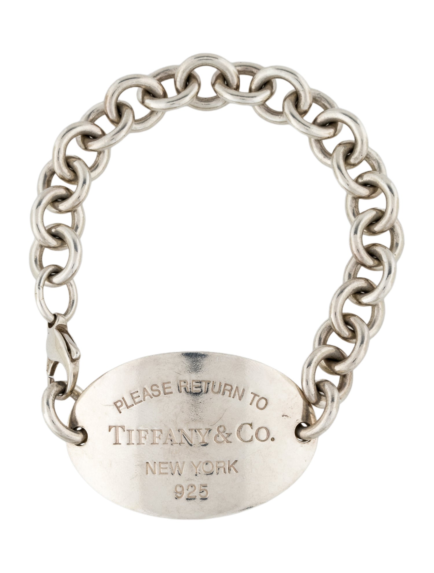 Tiffany & Co. Ultra Oval Tag Bracelet