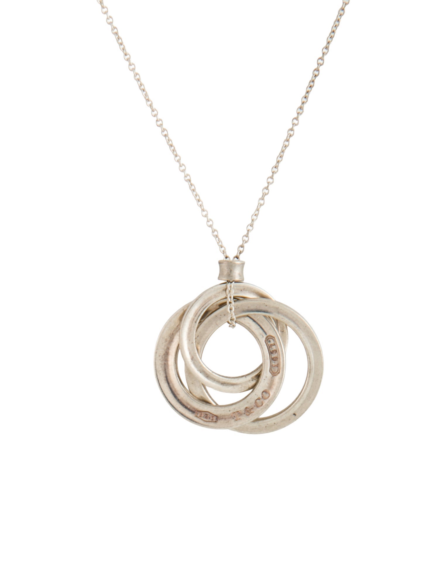 Tiffany & Co. Interlocking Circles Pendant Necklace