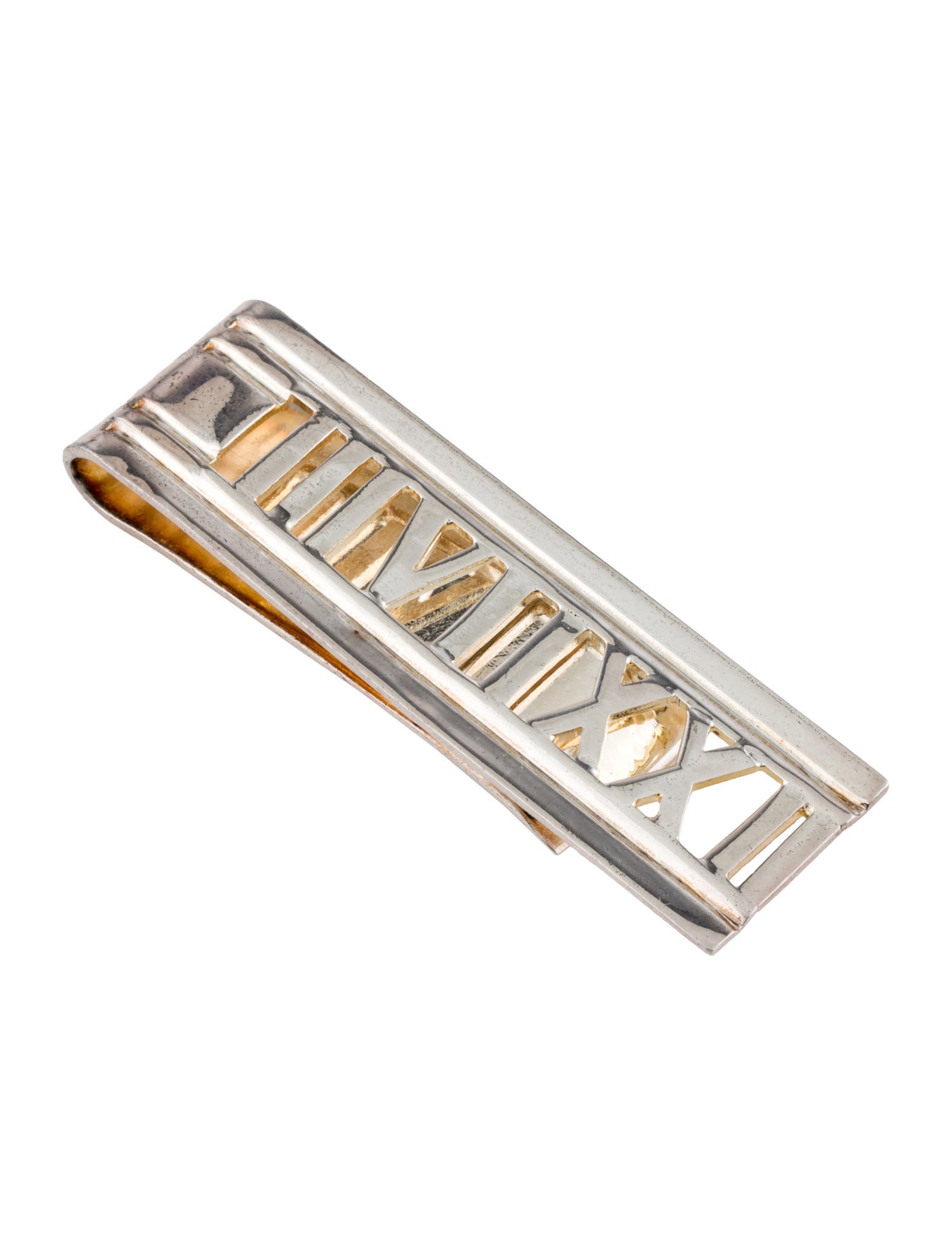 Tiffany & Co. Sterling Atlas Money Clip
