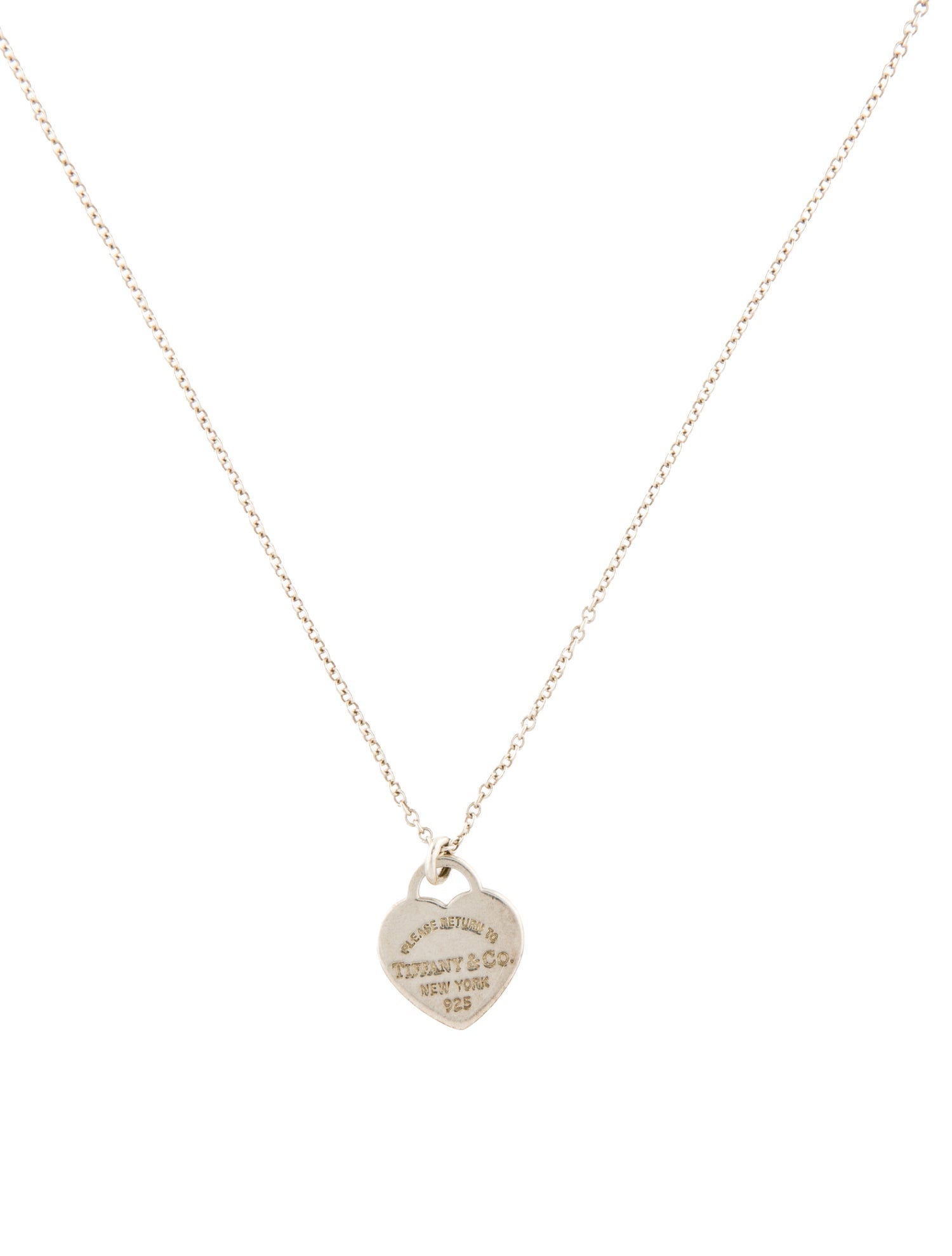 Tiffany & Co. Heart Tag Mini Pendant Necklace
