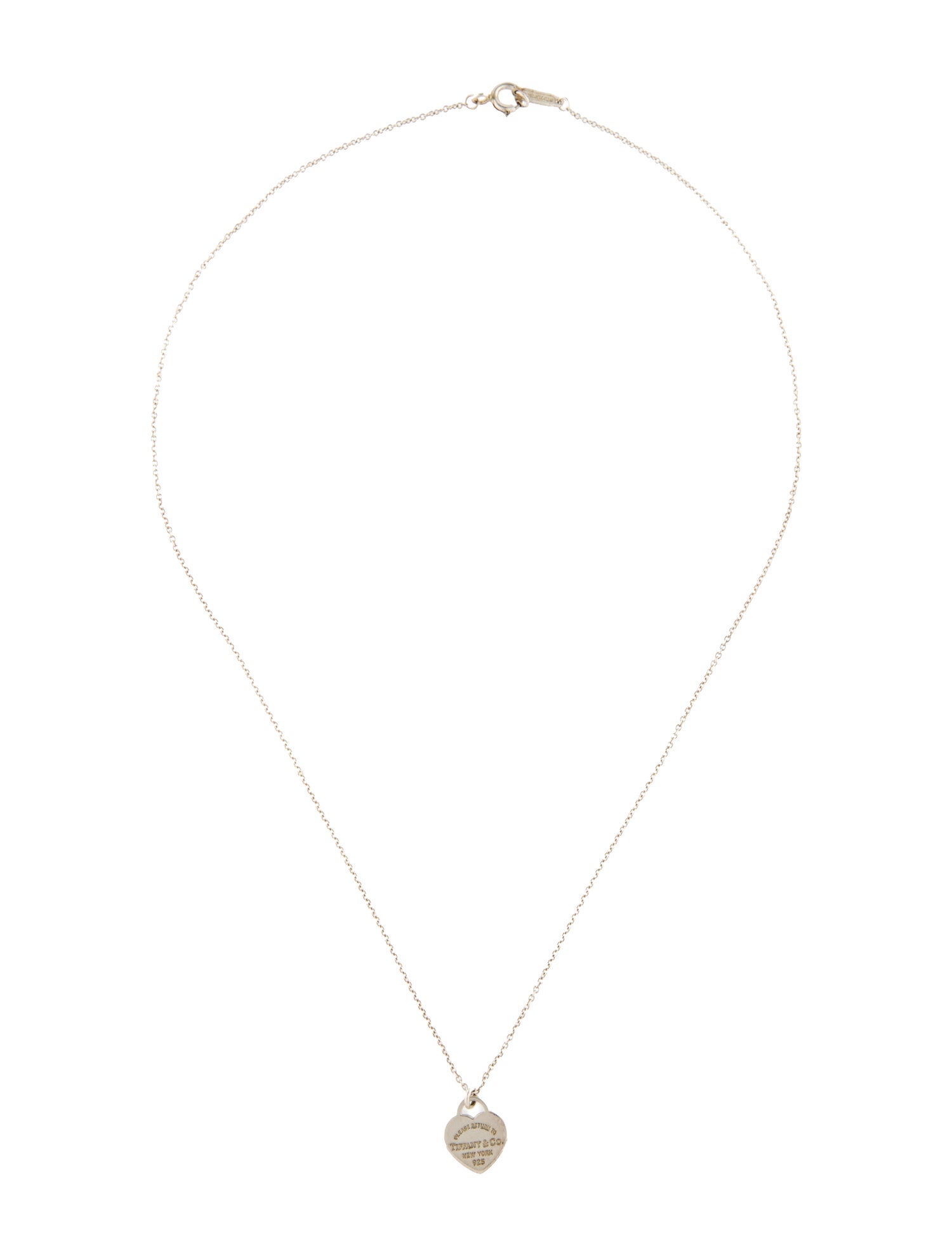 Tiffany & Co. Heart Tag Mini Pendant Necklace