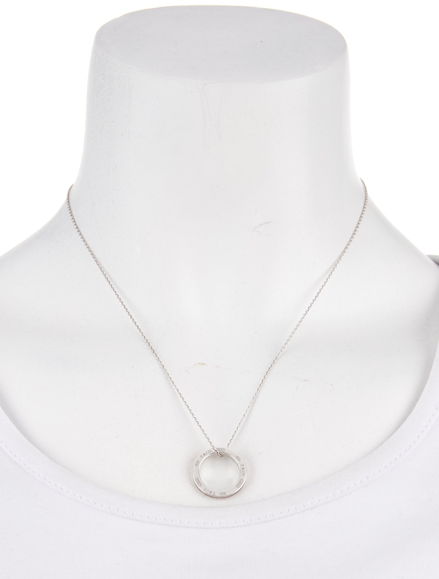 Tiffany & Co. 1837 Circle Pendant Necklace