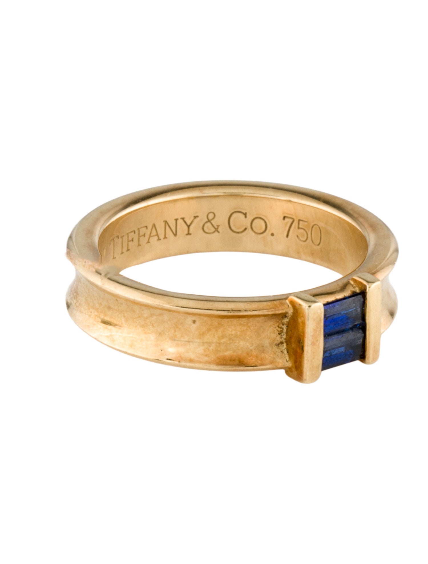 Tiffany & Co. Vintage 18K Sapphire Band Ring