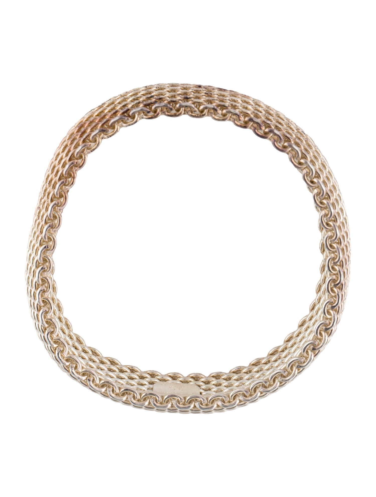 Tiffany & Co. Somerset Mesh Bangle Bracelet