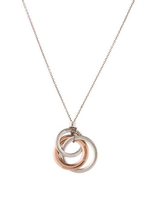 Tiffany & Co. Two-Tone 1837 Interlocking Circles Pendant Necklace