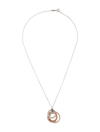 Tiffany & Co. Two-Tone 1837 Interlocking Circles Pendant Necklace