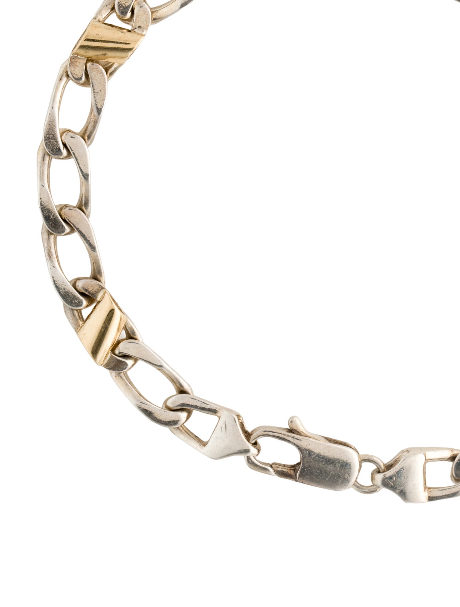 Tiffany & Co. Vintage Two-Tone Curb Link Bracelet