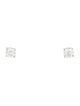 Tiffany & Co. Platinum Diamond Solitaire Stud Earrings
