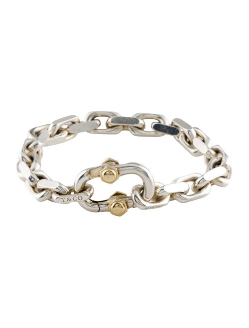 Tiffany & Co. Two-Tone Makers Wide Chain Bracelet