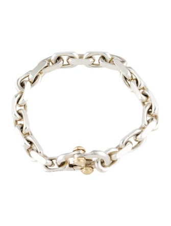 Tiffany & Co. Two-Tone Makers Wide Chain Bracelet