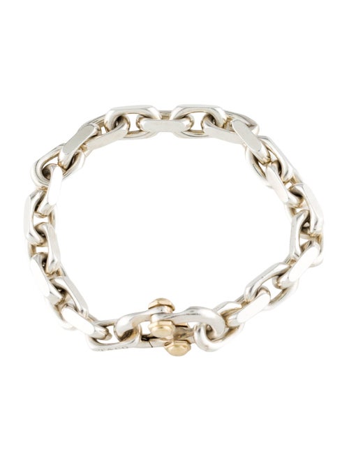 Tiffany & Co. Two-Tone Makers Wide Chain Bracelet