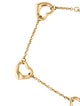 Tiffany & Co. 18K Open Heart Station Bracelet