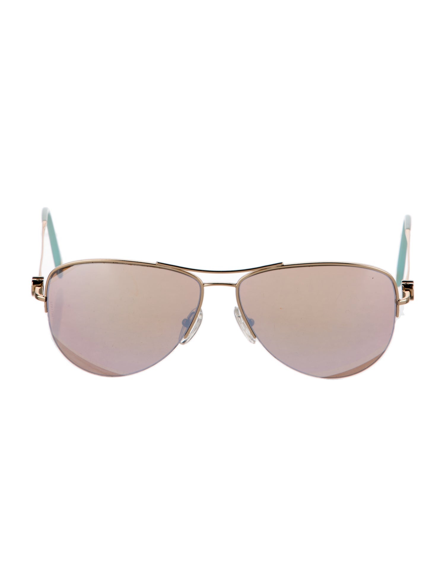 Tiffany & Co. Aviator Mirrored Sunglasses