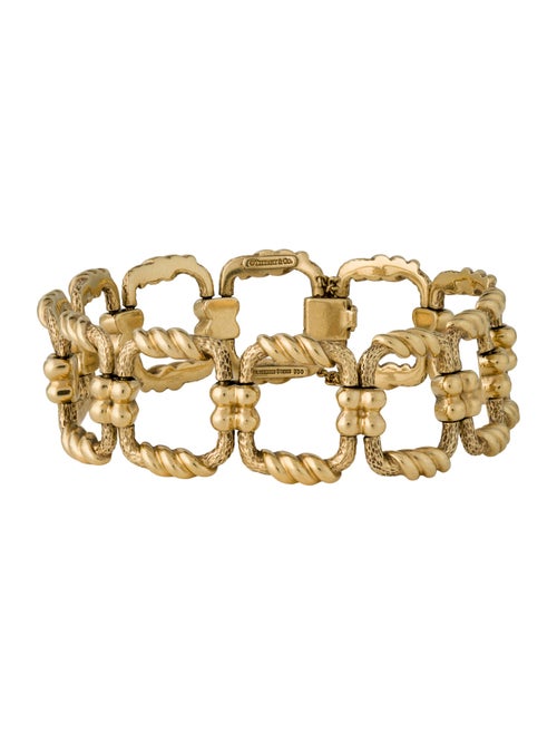 Tiffany & Co. 18K Schlumberger Link Bracelet