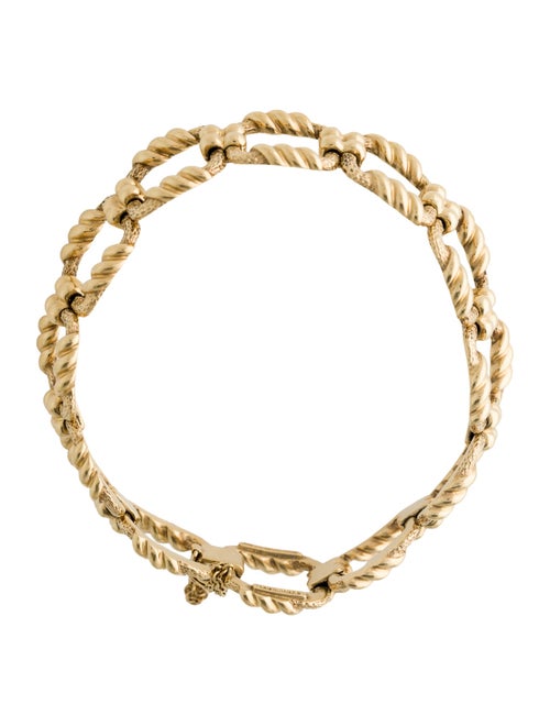 Tiffany & Co. 18K Schlumberger Link Bracelet