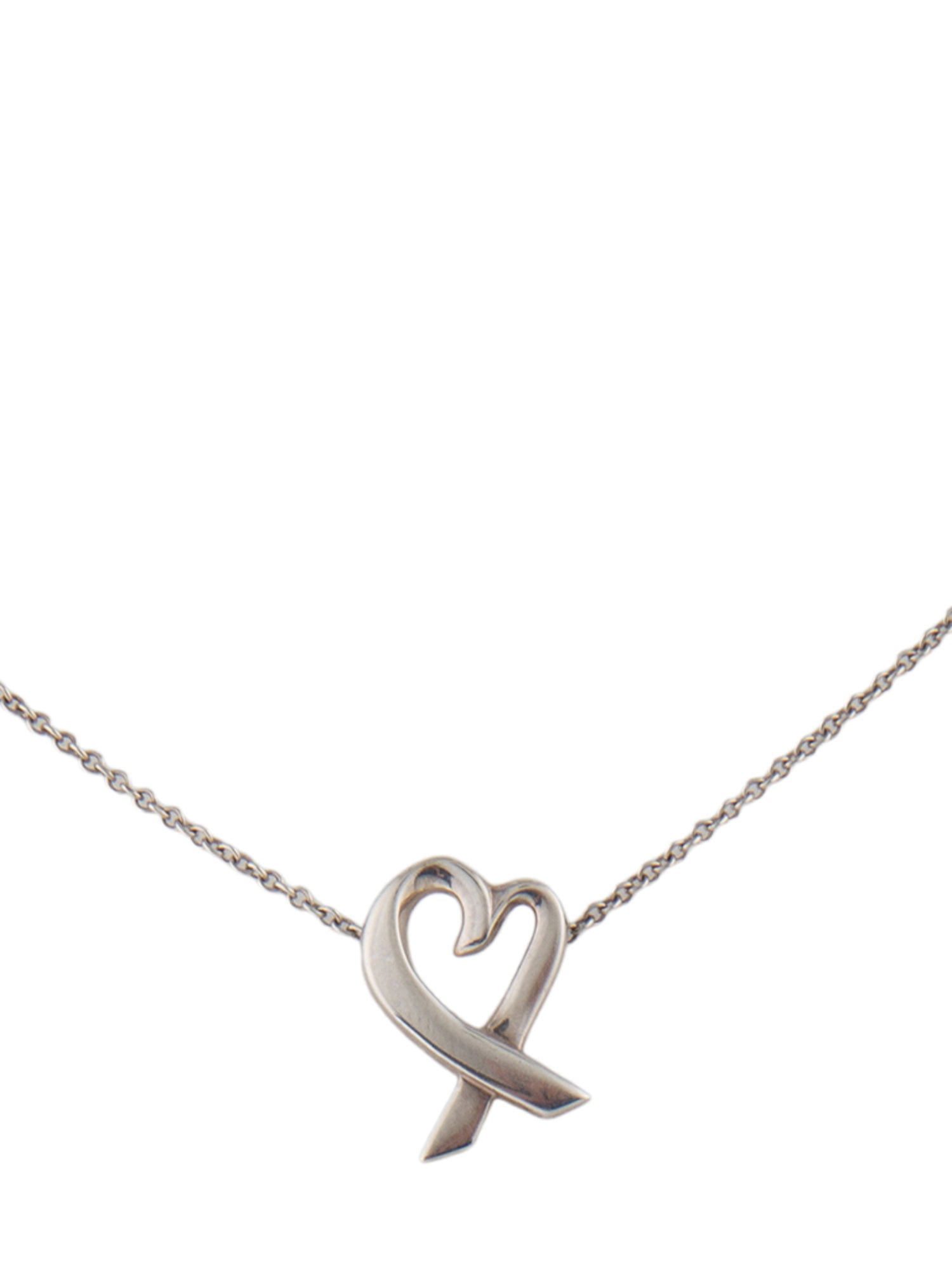 Tiffany & Co. Vintage Loving Heart Pendant Necklace