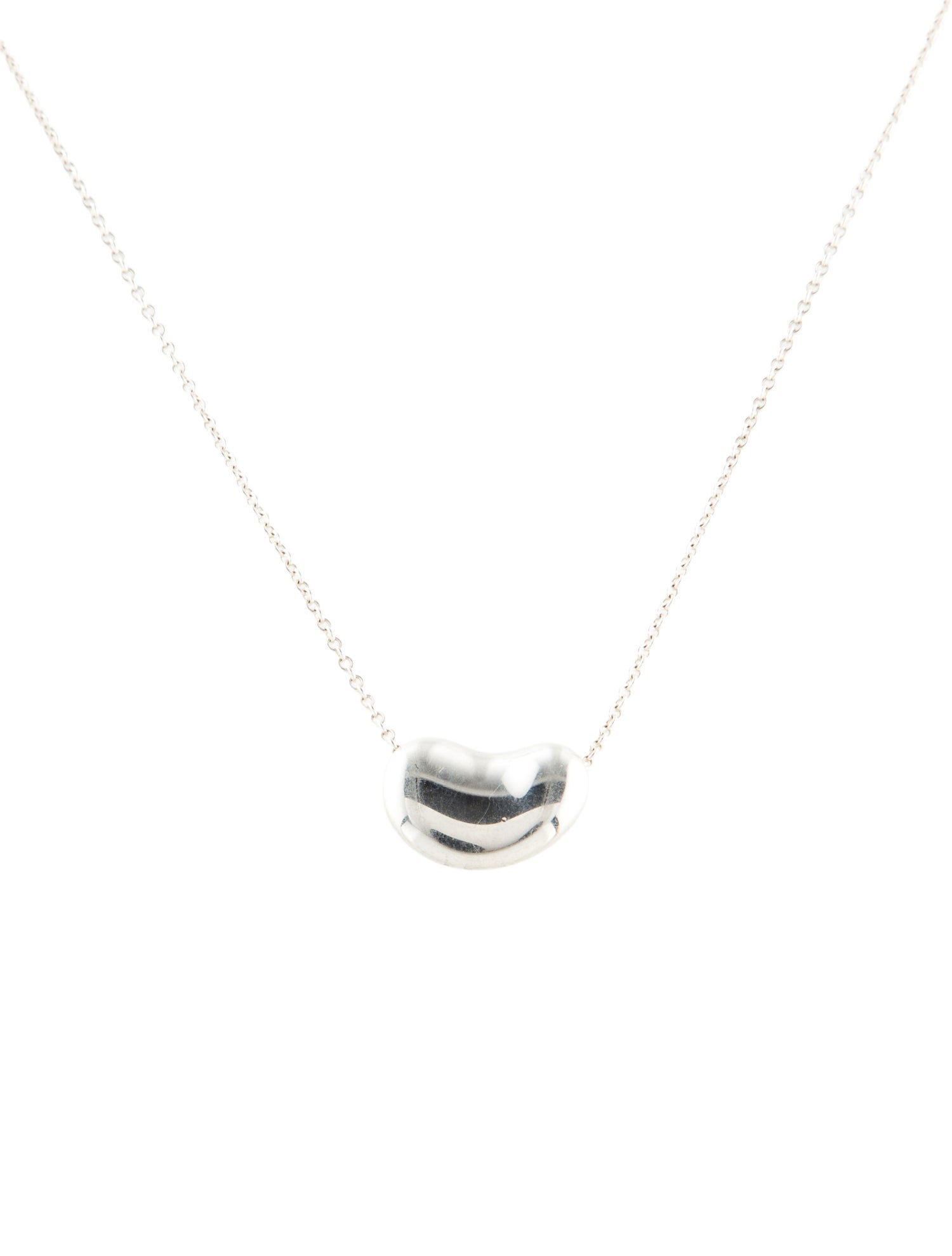 Tiffany & Co. Bean Design Pendant Necklace