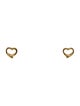 Tiffany & Co. 18K Open Heart Stud Earrings