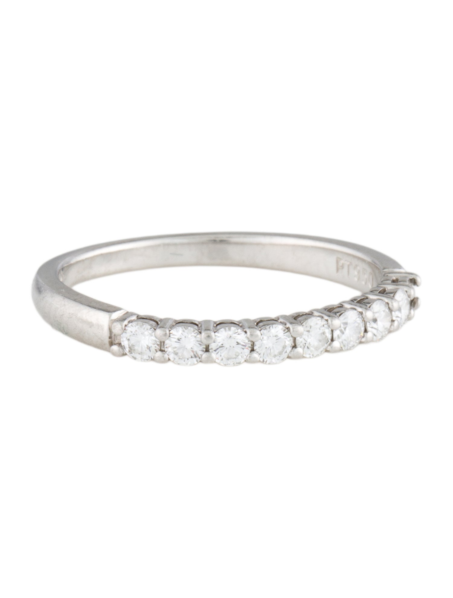 Tiffany & Co. Platinum Diamond Wedding Band