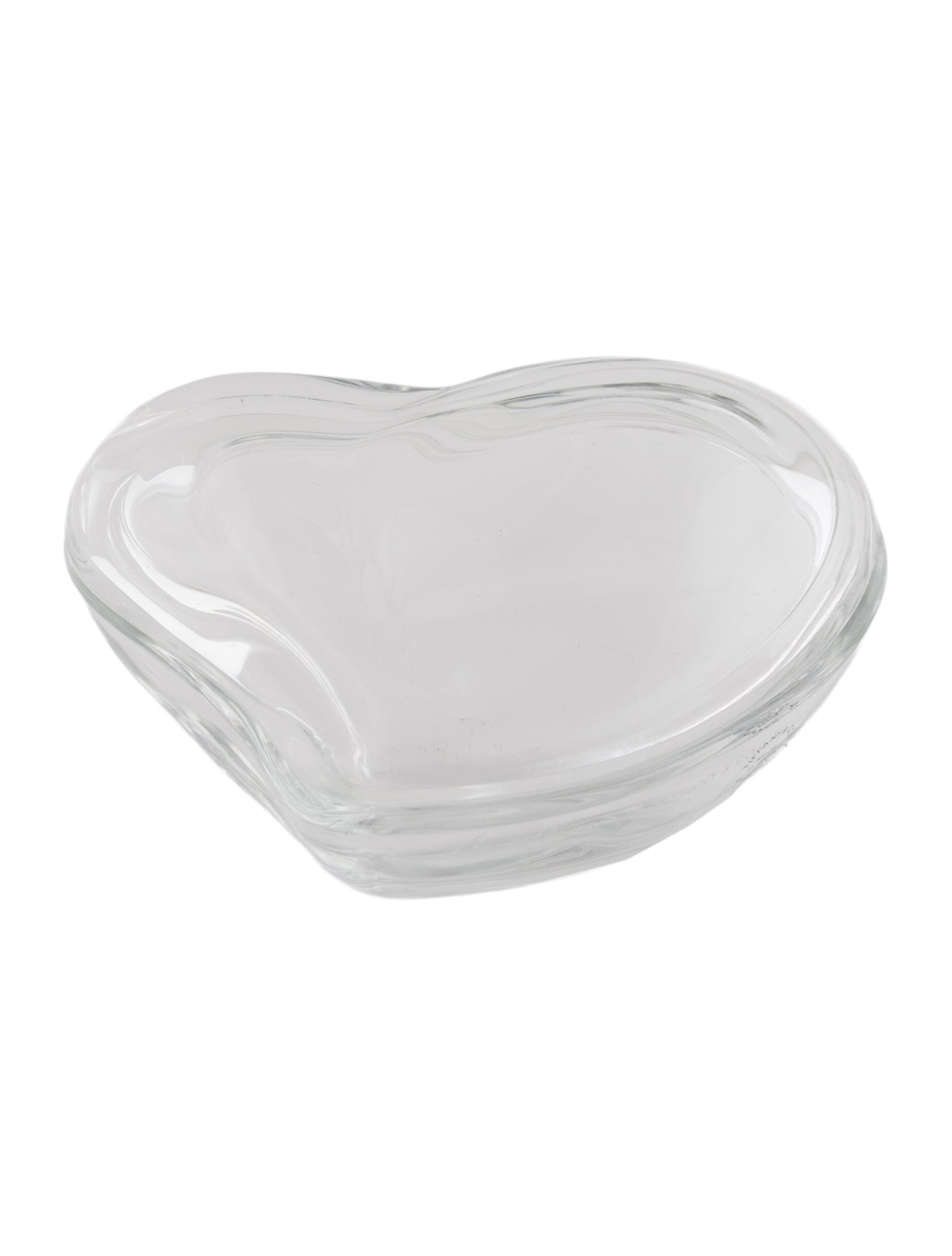 Tiffany & Co. Elsa Peretti heart glass trinkett