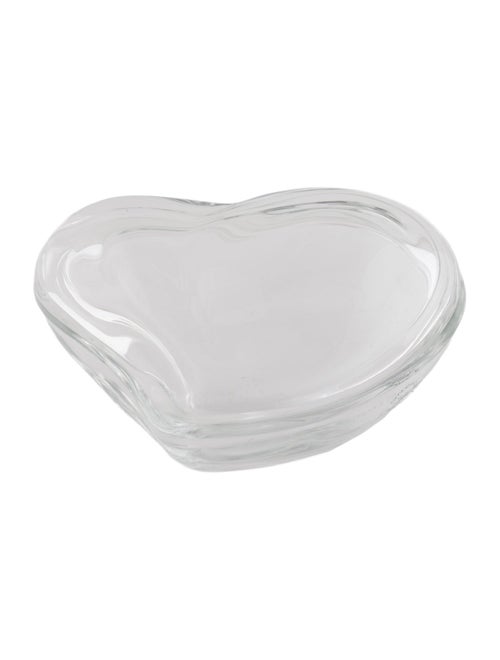Tiffany & Co. Elsa Peretti heart glass trinkett