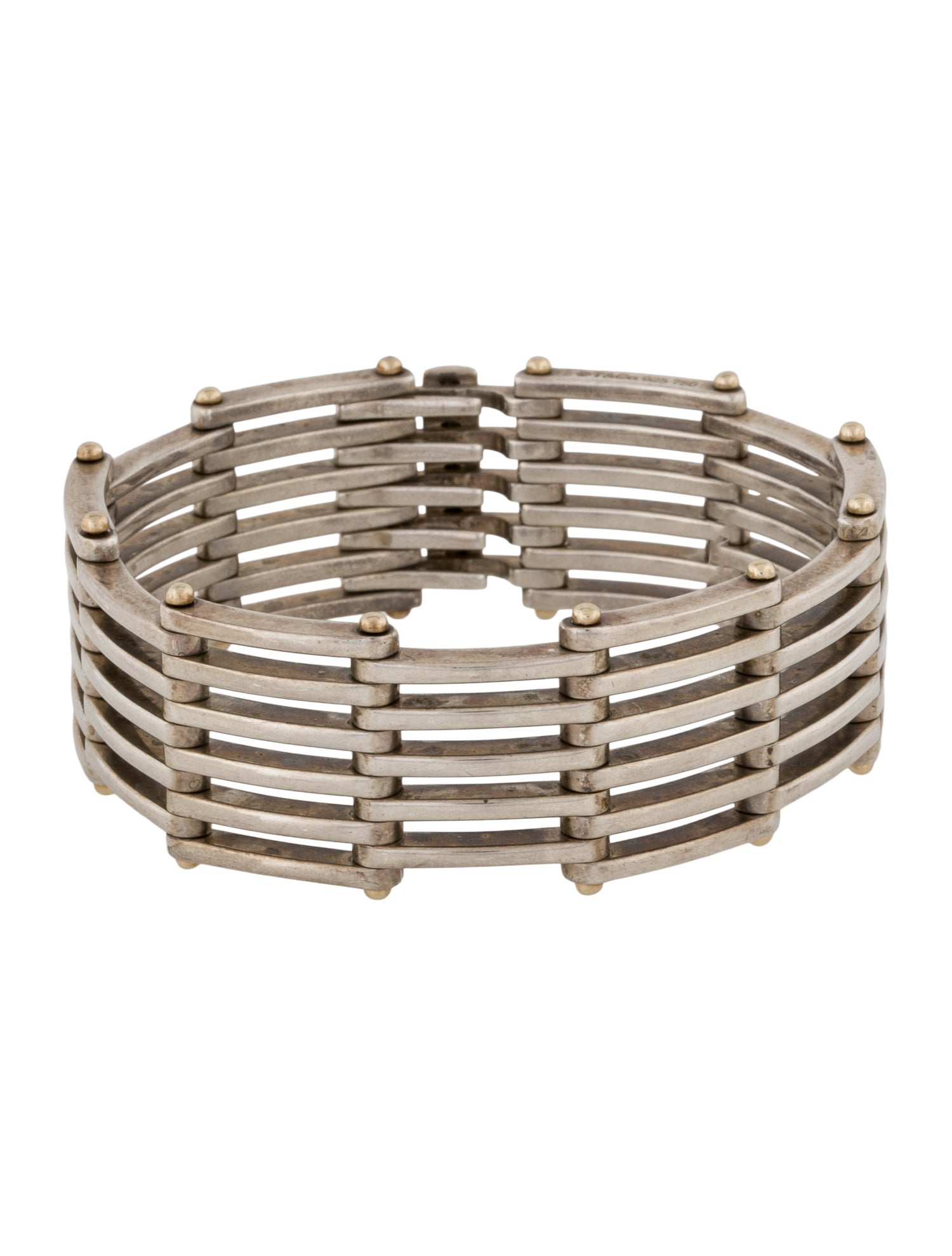 Tiffany & Co. Two-Tone Gate Link Bracelet