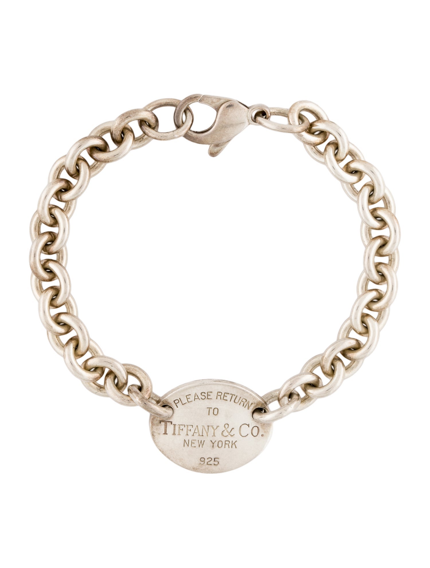 Tiffany & Co. Oval Tag Bracelet