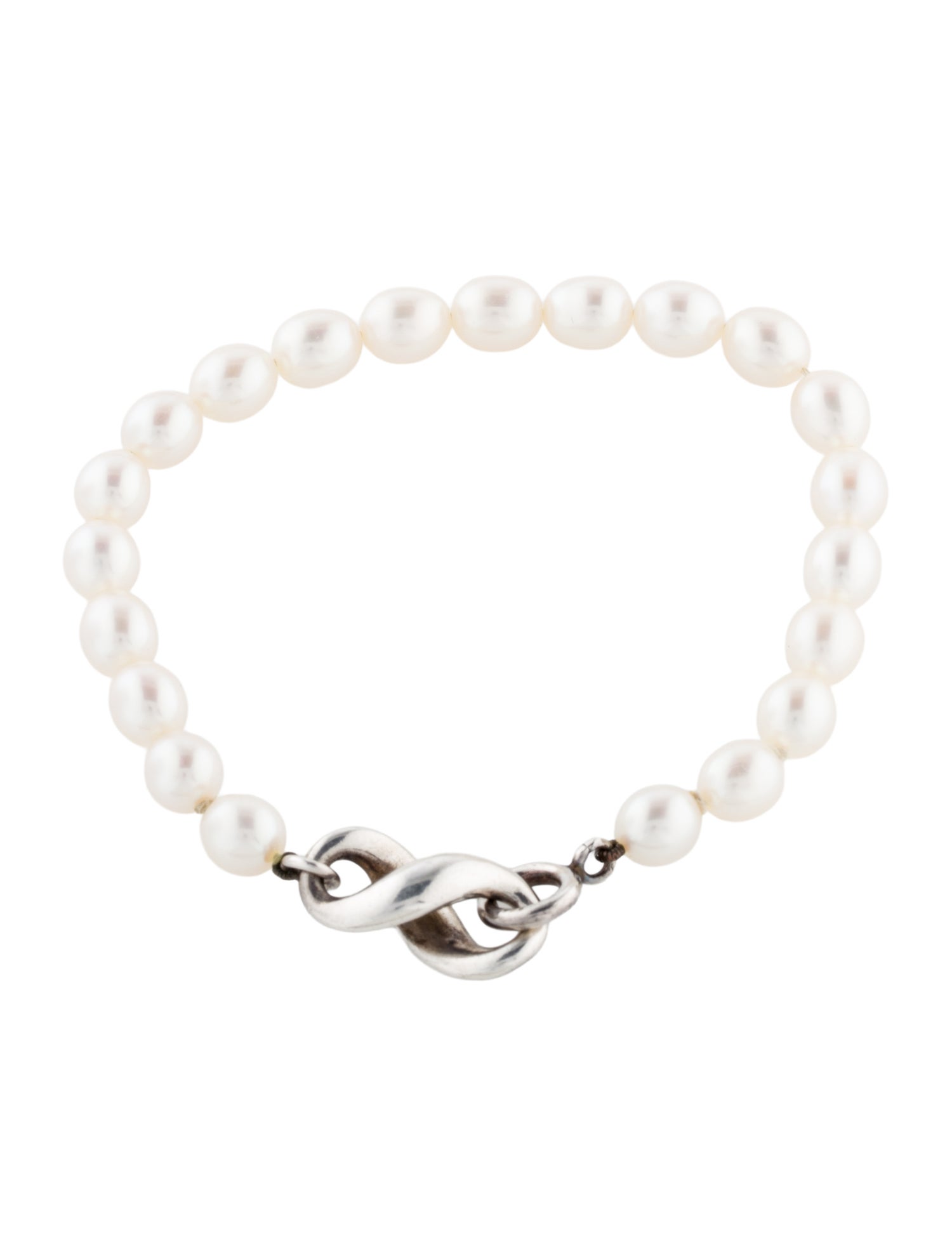 Tiffany & Co. Vintage Pearl Infinity Bracelet
