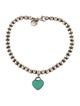 Tiffany & Co. Enamel Heart Tag Bead Bracelet