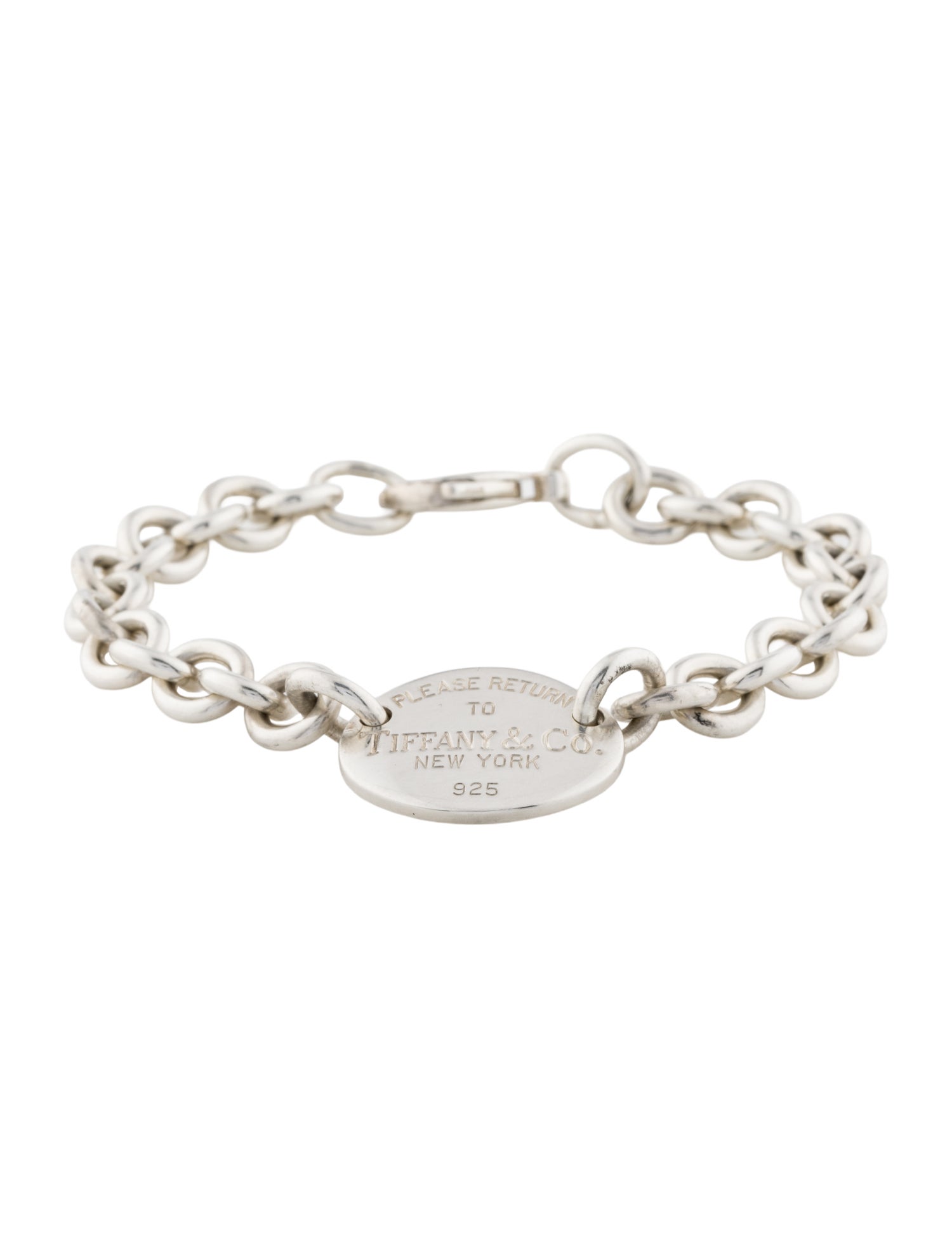 Tiffany & Co. Return To Tiffany Oval Tag Link Bracelet
