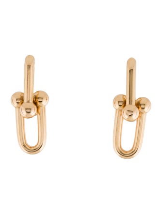 Tiffany & Co. 18K Large Link HardWear Drop Earrings