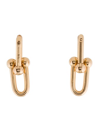 Tiffany & Co. 18K Large Link HardWear Drop Earrings