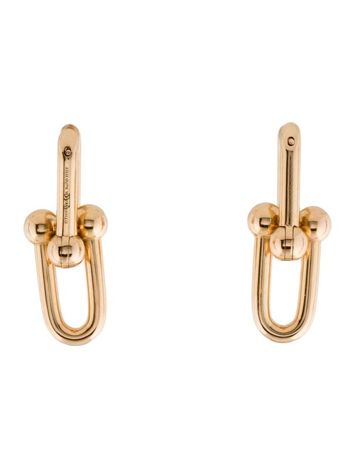Tiffany & Co. 18K Large Link HardWear Drop Earrings