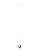 Tiffany & Co. Enamel Double Heart Pendant Necklace