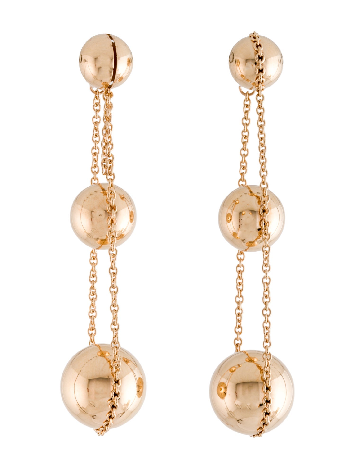 Tiffany & Co. 18K HardWear Triple Drop Earrings