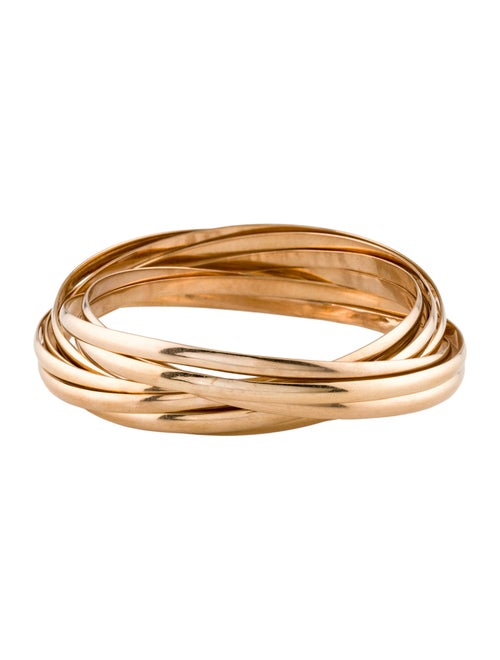 Tiffany & Co. 18K Nine Rolling Bangle