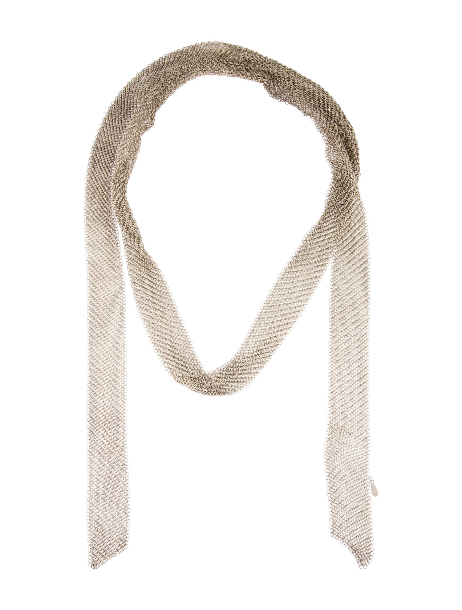 Tiffany & Co. Vintage Mesh Scarf Necklace