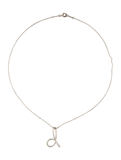 Tiffany & Co. Alphabet "D" Pendant Necklace